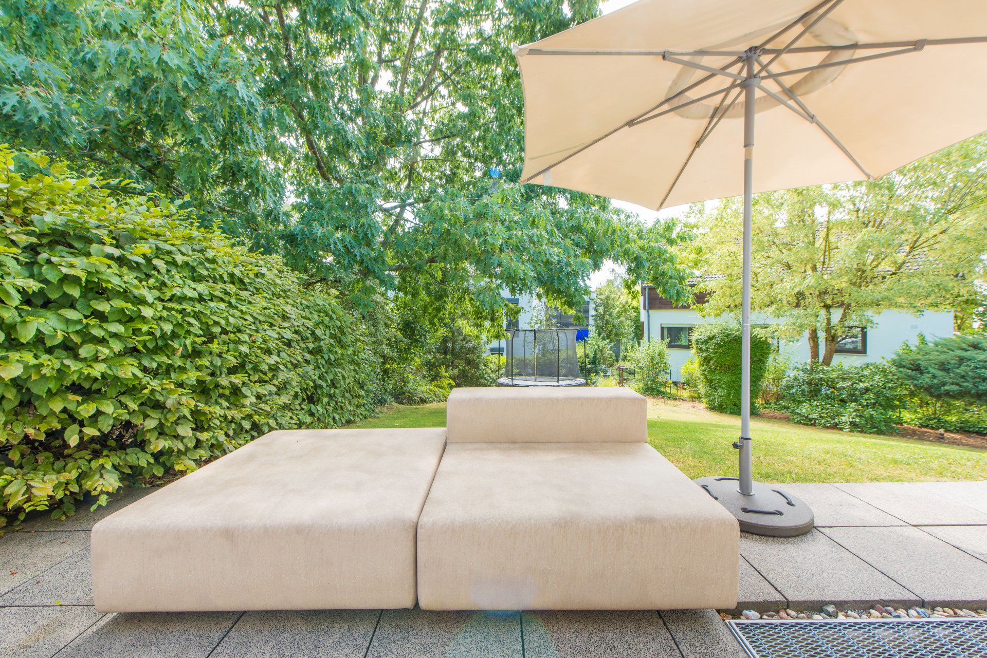 Ca. 250 m² Garten zum Ausruhen oder zum Austoben - am besten beides! - Oliver Reifferscheid - Immobilienmakler Darmstadt